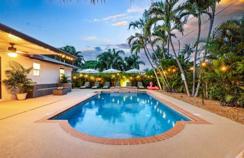 Delray Retreat Heated Pool Sauna Cold Plunge Games - Foto 24