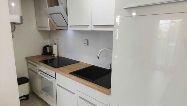 Comfortable Crikvenica Apartment With Terrace and Wifi - Foto 4, Cocina privada