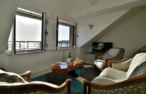 LOstra 2 - Appartement avec mezzanine, front de mer à Cancale sur le Port de La Houle - Foto 8