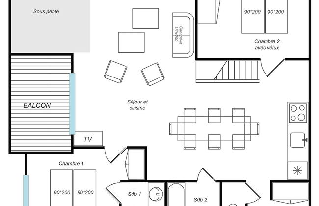 Appartement Ecrin 426 - Foto 36
