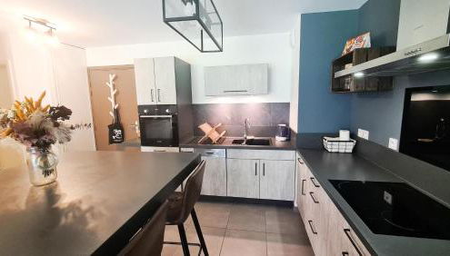 Appt Le Borgeal - rez de jardin, au calme - Foto 5, stove