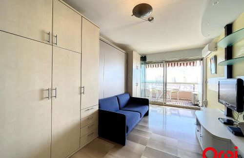 Studio spacieux, climatisé avec vue mer, piscine, WIFI et parking privé à Menton - FR-1-647-29 - Photo 9