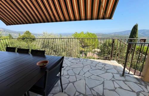 Villa La Baume 10 couchages, piscine, vue mer Le Tignet 06 - Foto 18