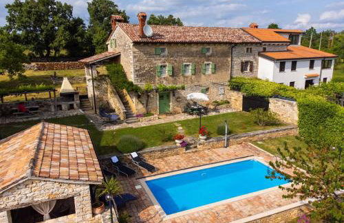 Rustic villa Casa Mazuli with pool in Groznjan - Foto 14