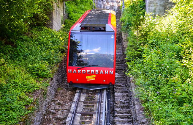 Funiculaire à Harder Kulm - Photo 4