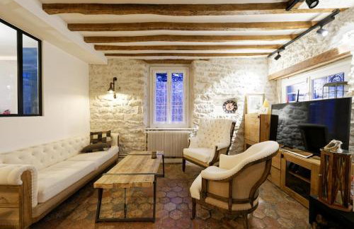 Maison du Passeur du XVIII siècle, classée, Authenticité et Confort avec Jardin SPA en option, proche Giverny, 1 heure de Paris - Foto 47