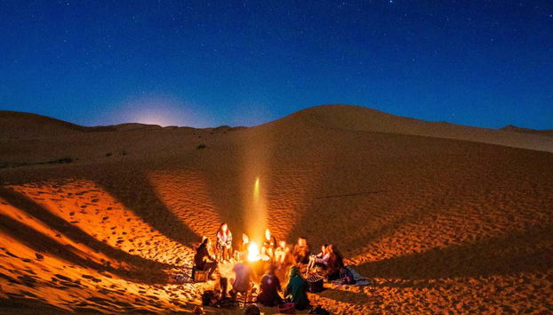 Disfrutando de esta excursión al desierto