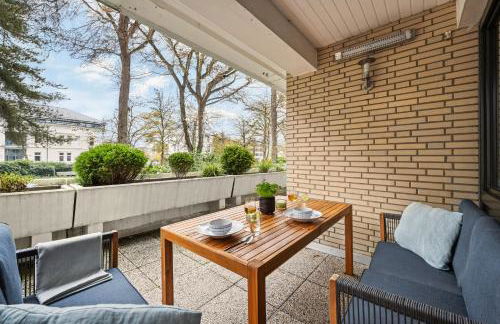 Stilvolle Stadtoase, 116 qm, Parkblick, Wassernah, Parkplatz - Foto 3