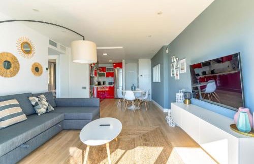 Apartamento Pura Vida! Vistas al mar, playa a 5 min. Terraza, WiFi y A/A. - Foto 7