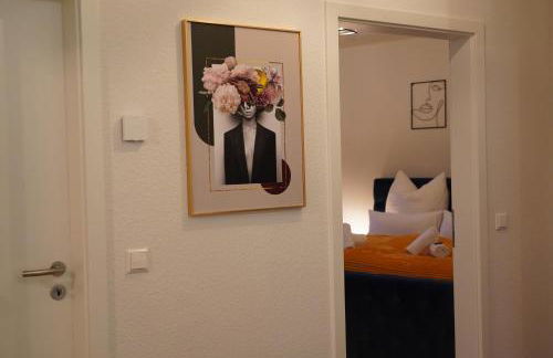 Design-Apartment I direkt im Zentrum von Bad Krozingen I Boxspring I Terrasse mit Garten & direktem Parkplatz I Boxspring I Nespresso - Foto 10