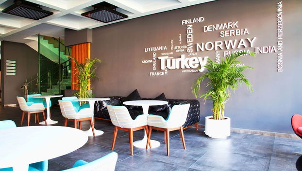 Sala de estar do lobby