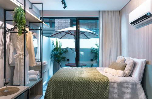 Viva hospedagens - Flat 009 beira mar com Varanda e piscina aquecida - Photo 3