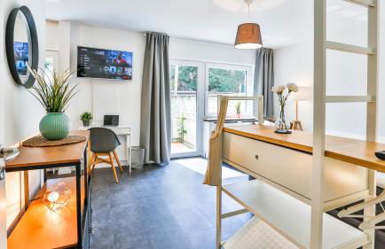 Studio HIRSCH56 - Zentral-Ruhig-Terrasse-Netflix - Foto 16