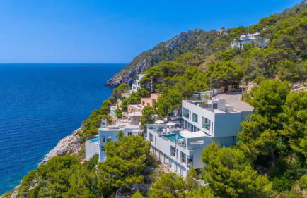 Can Ema, villa moderna con piscina frente al mar - Foto 69