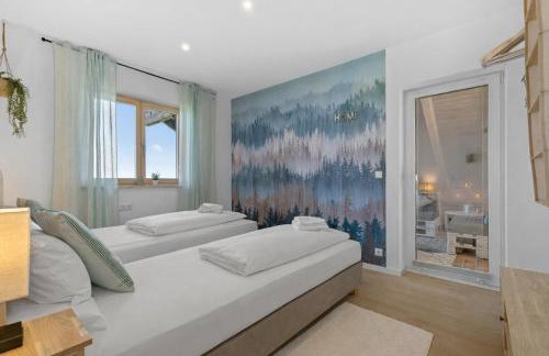 ALPENglück - Stylisches Dachgeschoss-Apartment mit Bergblick, großer Balkon & 3 Schlafzimmern - Foto 5