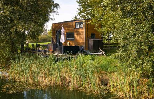 TinyHousebeiDresden in absoluter Alleinlage direkt am Naturteich große Terrasse Grill und Kaminofen Juni - September Mindestmietzeit 1 Woche Sa- Sa - Foto 3