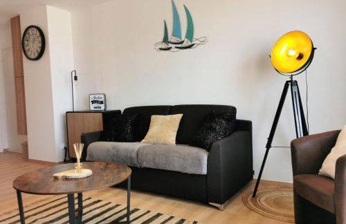 Perle d'Opale T2 FACE MER BALNÉO-SPA PARKING PRIVÉ WIFI NETFLIX HÔTEL&LOGDE 4 PERS - Foto 6
