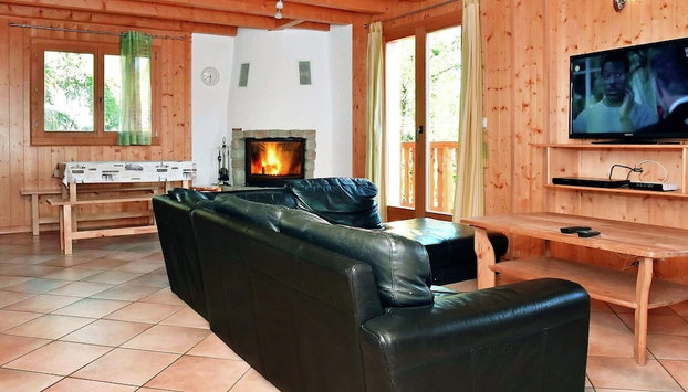 Spacious Chalet near Center of La Tzoumaz - Foto 5, Zona de estar