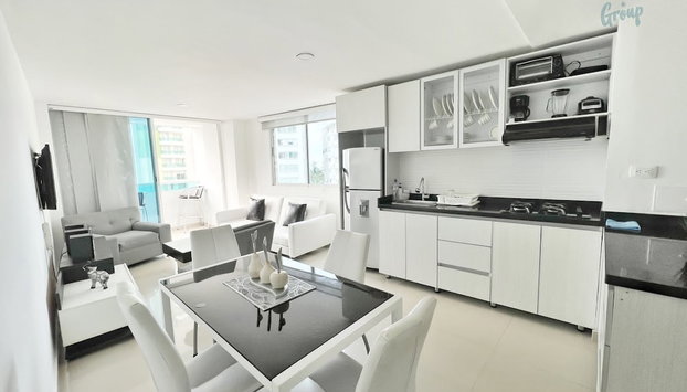 APARTAMENTO CERCA AL MAR 5 BY PARCEROS G - Foto 5, Cocina privada