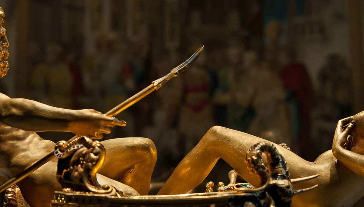 Ingresso do Kunsthistorisches Museum, o Museu de História da Arte de Viena