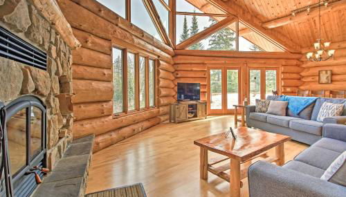 Lakefront Log Cabin with Dock about 9 Mi to Lutsen Mtn - Foto 5