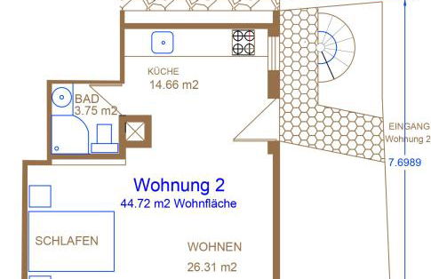 Rote Wohnung - Ferienwohnung (Goldenes-Häusle) - Foto 10