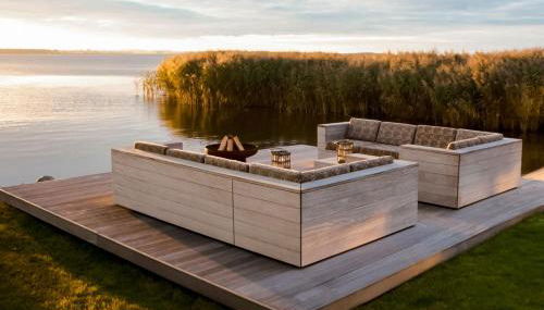 Ferienhaus Peeneblick - exklusives Traumhaus in Direktlage am Wasser mit Bootssteg und Aussensauna - Foto 3
