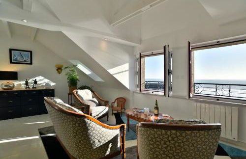 LOstra 2 - Appartement avec mezzanine, front de mer à Cancale sur le Port de La Houle - Foto 7