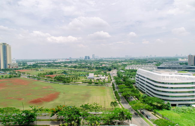 Fully Furnished With Cozy Design Studio Sky House Bsd Apartment - Foto 16