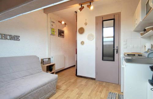 Studio 3 Pers Pied des Pistes à St Léger les Mélèzes avec Parking - FR-1-393-173 - Foto 2