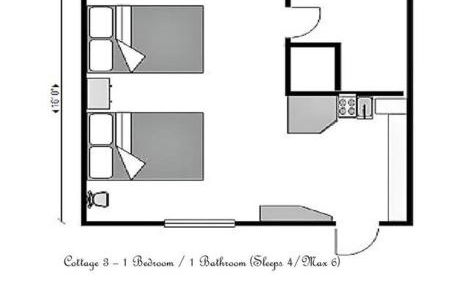 Cottage 3 - Queen and Full Beds Child Loft w 2 Twins Private Bath Kitchenette Pets Allowed Fee applies - Photo 14