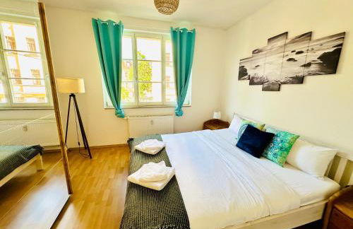Stötteritz Holiday Apartment - 3 Rooms - 6 People - 5 beds - Balcony - Great public transport 11 minutes to the city - Foto 20