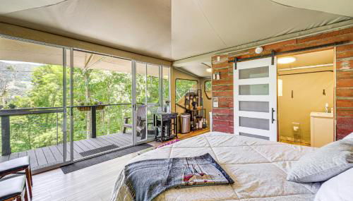 Mtn-View Deck Scenic Glamping Getaway Near Boone! - Foto 3