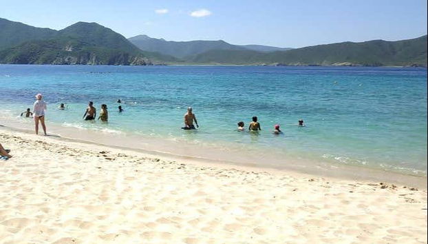 Enjoy the blue waters