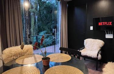 Chalé para 4 pessoas, 2km do Centro, Pet Friendly, Wi-fi 1GB, Lareira e Ar condicionado - Foto 29