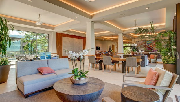 Sala de estar do lobby