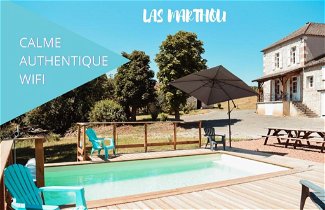 Foto 1 - Casa en Plieux con piscina privada y vistas al lago