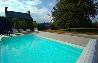 Foto 1 - Haus in Dragey-Ronthon mit privater pool und blick auf den pool