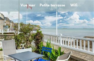 Foto 1 - Apartamento en Arromanches-les-Bains con jardín y vistas al mar